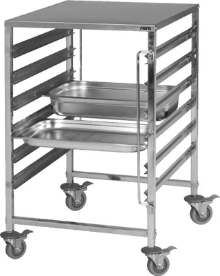 Produktbild von Regalwagen Mit Edelstahlarbeitsfläche Modell Noel, Maße: B 595 X T 670 X H 1025