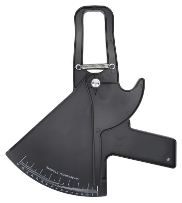 Produktbild von Körperfett-Messgerät, professionelles Doppelfeder-Messband für Schwarz ZFC06