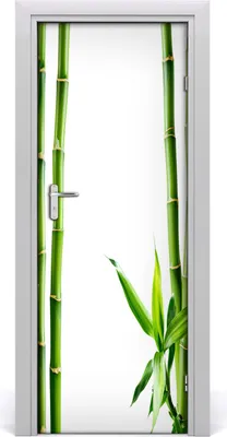 Produktbild von Tulup Türaufkleber 75x205 cm Dekorative Aufkleber Selbstklebend Wasserdichte Tapete Abnehmbar Schlafzimmer Wohnzimmer Wohnkultur - Bambus