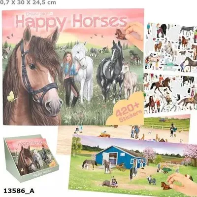 Zdjęcie produktu dla Depesche 0413586, 24 stron(y), Naklejki w zestawie, Kolorowanka/album