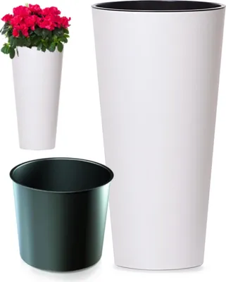 Obrázek produktu pro Květináč Tubus Slim Ø 250 mm bílý