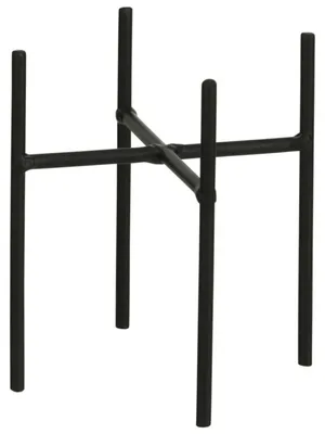 Produktbild von Mica Decorations - Blumentopf-pflanzentopf-stander - schwarz - B11.5 x H12.5 cm - Metall