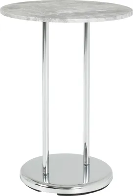 Produktbild von HAKU Beistelltisch betonoptik, chrom - MDF, Metall, B/H/T: 40x55x40 cm