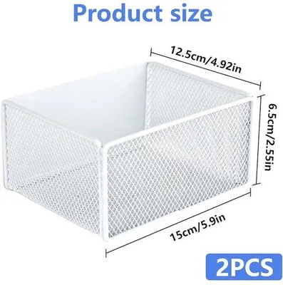 Image de Plaque magnétique pour réfrigérateur - Peu encombrante - Lot de 2 - Noir mat - Acier inoxydable