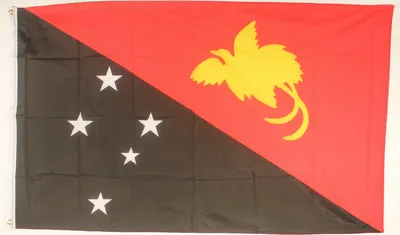 Produktbild von Flagge Fahne : Papua Neuguinea Nationalflagge Nationalfahne