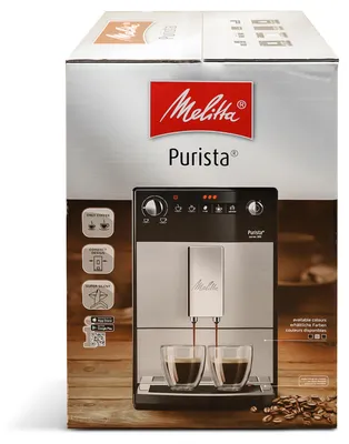 Produktbild von Melitta 6769697 Espressomaschine Silber / Schwarz
