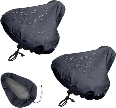 Produktbild von Wasserdichte Sattelhalterungen für Fahrräder - 26 x 25 cm - Schwarz - 2 Stück
