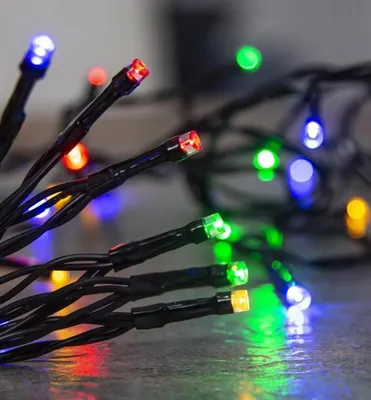 Obrázek produktu pro MagicHome Vánoční řetěz CEIBO, 192 LED multicolor, 8 funkcí, časovač, 3xAA, venkovní, osvětlení, L-14,30 m