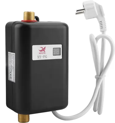 Obrázok produktu pre 3800W Mini elektrický beztlakový ohrievač vody Kúpeľňa Kuchyňa Umývanie čierna