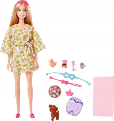 Produktbild von Mattel HKT90 - Barbie - Wellness Spa Day, Puppe mit Zubehör