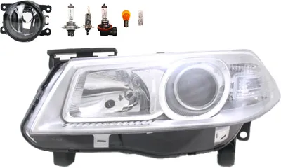 Produktbild von Scheinwerfer passend für Renault Megane II 01/06- H7 H1 L + Nebel+Leuch. 7701063218 260603054R 8200074008 6202E1 00006202E1 6710027 000 Johns