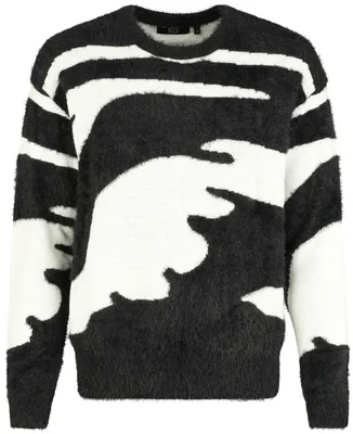 Produktbild von RED by EMP Damen schwarz-weißer Strickpullover mit Streifenmuster XL