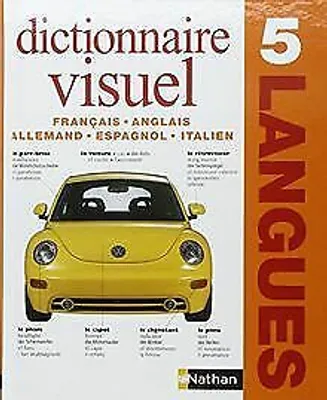 Produktbild von Dictionnaire visuel : 5 langues anglais, français, ... Book