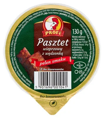 Productafbeelding van Gerookte varkenspaté Profi, 130 gram