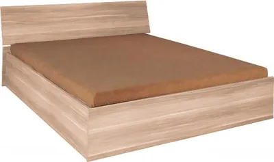 Obrázek produktu pro Manželská postel s úložným prostorem 140x200 MAKEL - dub sonoma
