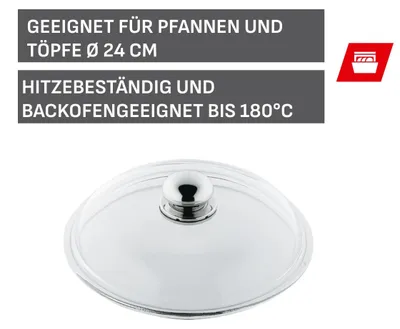Produktbild von Silit Glass LID 5324306101 24CM Deckel, Glas, 24 cm Durchmesser