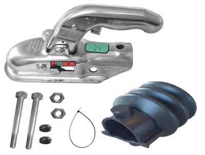 Produktbild von Set - Knott Kugelkupplung - KK14-B - N3 - 1400kg - Ø 45mm + Faltenbalg + Schrauben