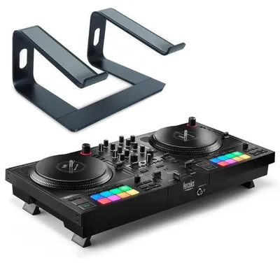 Immagine prodotto di Hercules DJ Control Inpulse T-7 con supporto per laptop BK