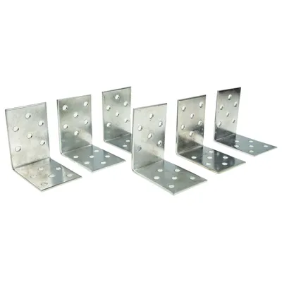 Obrázok produktu pre MASTERPROOF PROFESSIONAL sada perforovaných plechov 60 mm x 60 mm x 40 mm x 2 mm, 6-dielna, žiarovo pozinkovaná