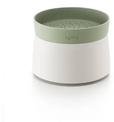 Imagen del producto de Olla para cocinar arroz y quinoa en microondas Lekue 1009033, 1 litro, apta para hasta 4 porciones