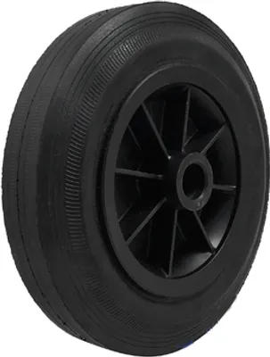 Immagine prodotto di Ruote d=250 mm con pneumatici in gomma piena e cerchi in plastica, ruote per il trasporto (99T/25)