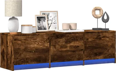 Immagine prodotto di vidaXL: Mobile TV in legno impiallacciato effetto noce affumicato
