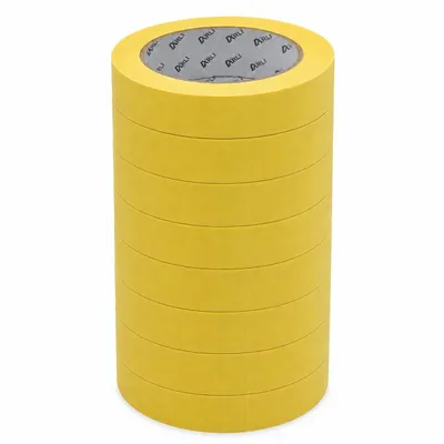 Produktbild von ARLI 8x Abdeckklebeband Kreppband 30 mm x 50 m Malerkrepp Malerband Kreppklebeband