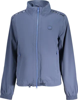 Produktbild von Damenjacke Blau mit Reißverschluss und Kontrastdetails 买