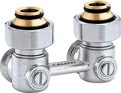 Produktbild von Zweirohr Hahnblock 301 3/4Z IG Eckform