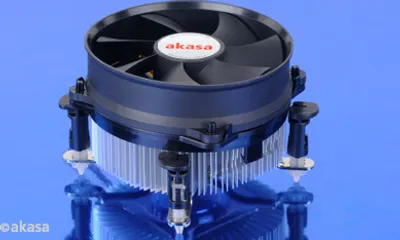 Produktbild von AKASA CPU-Kühler - Intel - Aluminiumkern