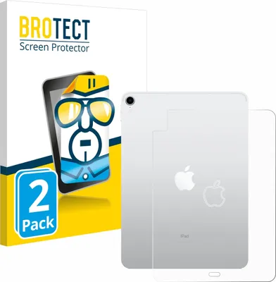 Produktbild von 2x Für Apple iPad Air 4 2020 (Rückseite) Schutzfolie BROTECT Displayschutz Display Schutz Folie Klar Transparent