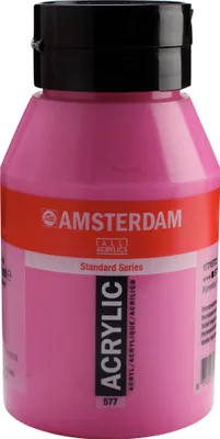 Zdjęcie produktu dla Butelka farby akrylowej Amsterdam Standard Series 1000 ml Permanent Red Violet Light 577