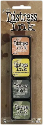 Produktbild von Ranger Distress Ink Mini Kit 10 - Tim Holtz Vintage Stempelkissen Set