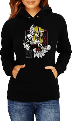 Produktbild von Damen Kapuzenpullover Japan Anime Manga Saint Anime Seiya Zombie Knight 02 Seiya Zombie, Lady L / Schwarz