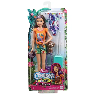 Produktbild von Mattel GRT88 - Barbie - Chelsea - the Lost Birthday - Puppe mit Zubehör, Dschungelabenteuer