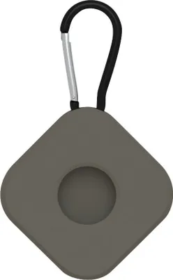 Produktbild von Mobigear Square Key  Apple AirTag Hülle Flexibles Silikon Schlüsselanhänger - Grün