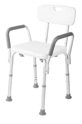 Produktbild von Badezimmerhocker mit Rückenlehne