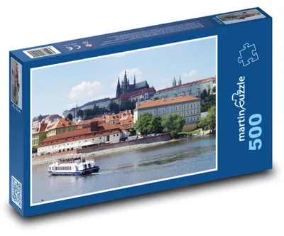 Obrázek produktu pro Puzzle 500 Praha - staré město u řeky - martinpuzzle