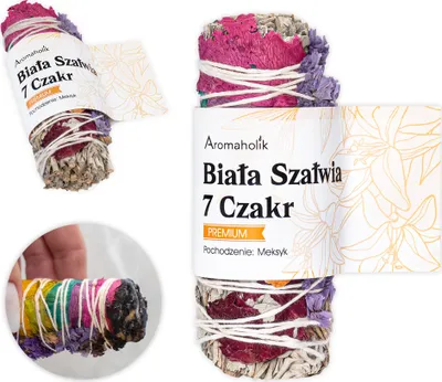 Produktbild von Weißer Salbei-Räucherwerk, natürlich, 7 Chakren, großer Bund, reinigend