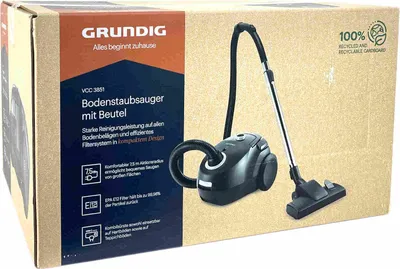 Produktbild von Grundig VCC 3851 Bodenstaubsauger - 800 Watt - Schwarz