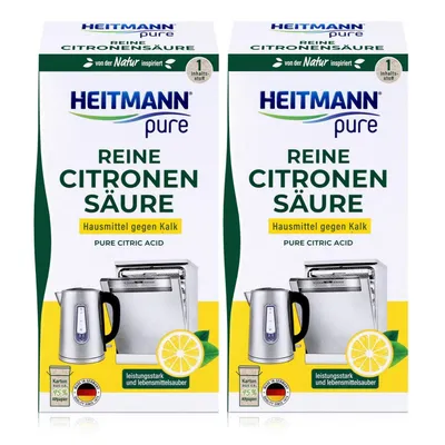 Produktbild von Heitmann pure Reine Citronen Säure 350g - Universell gegen Kalk (2er Pack)