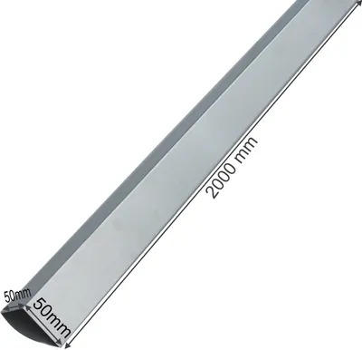 Produktbild von Alu Winkelblech Alu Kantblech Winkel 90° Alu L-Winkel 50 mm in Alu Blank Natur
