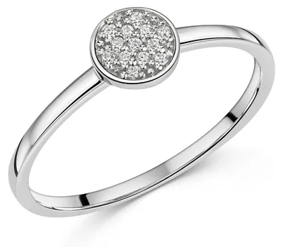 Produktbild von MATERIA by Matthias Wagner Zirkonia Ring Kreis 925 Sterling Silber rhodiniert für Damen 50 52 54 56 58 60 62 SR-178