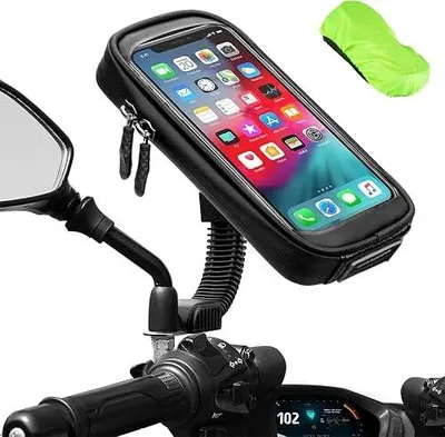 Zdjęcie produktu dla Uchwyt na telefon motocyklowy wodoodporny obrót 360 do 6 7 cala