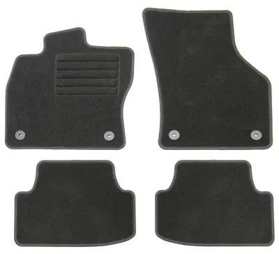 Fußmatten-Set für VW Golf 8, 01/2020-, 4-teilig, Schwarz