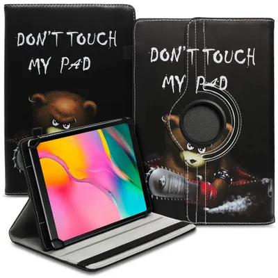 Produktbild von Tablet Hülle für Samsung Galaxy Tab A 10.1 2019 Tasche Schutzhülle Cover DrehbarFarben:Motiv 8
