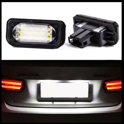 Produktbild von Kennzeichenbeleuchtung 2x LED PREMIUM für Mercedes W203 Limo CLK C209 SL R230