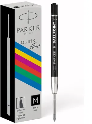 Produktbild von 1x Parker Quinkflow Basic Kugelschreiber Mine M schwarz