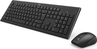 Produktbild von Hama Funktastatur-/Maus-Set Cortino Schwarz QWERTY UKR - Maus