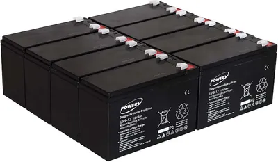 Produktbild von Powery Blei-Gel-Akku für USV APC RBC105 9Ah 12V (ersetzt auch 7,2Ah / 7Ah)